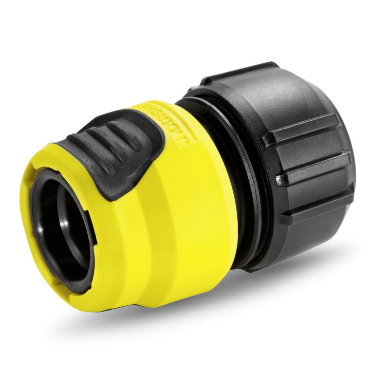 Universal hose coupling Plus with Aqua Stop